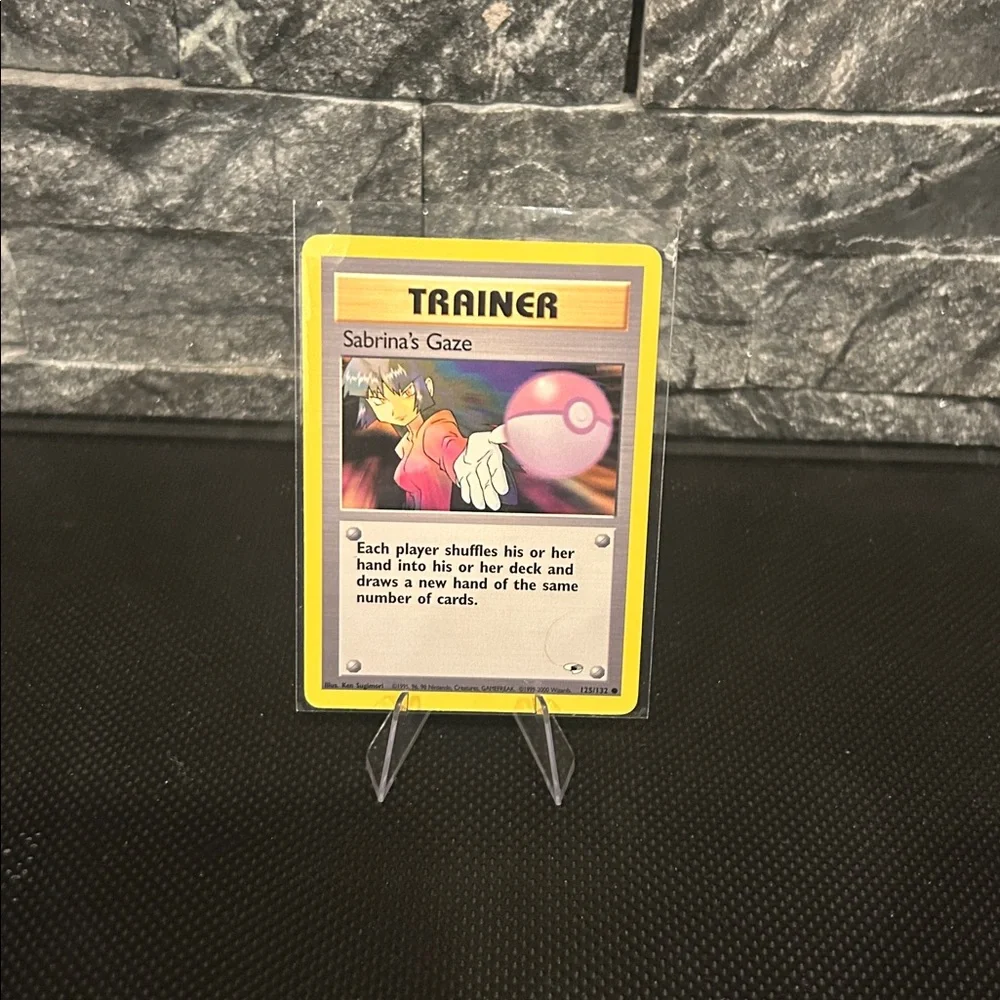 Pokemon‎ Sabrina’s Gaze 125/132 Vintage from Gym Heroes Unlimited (2000) M/NM